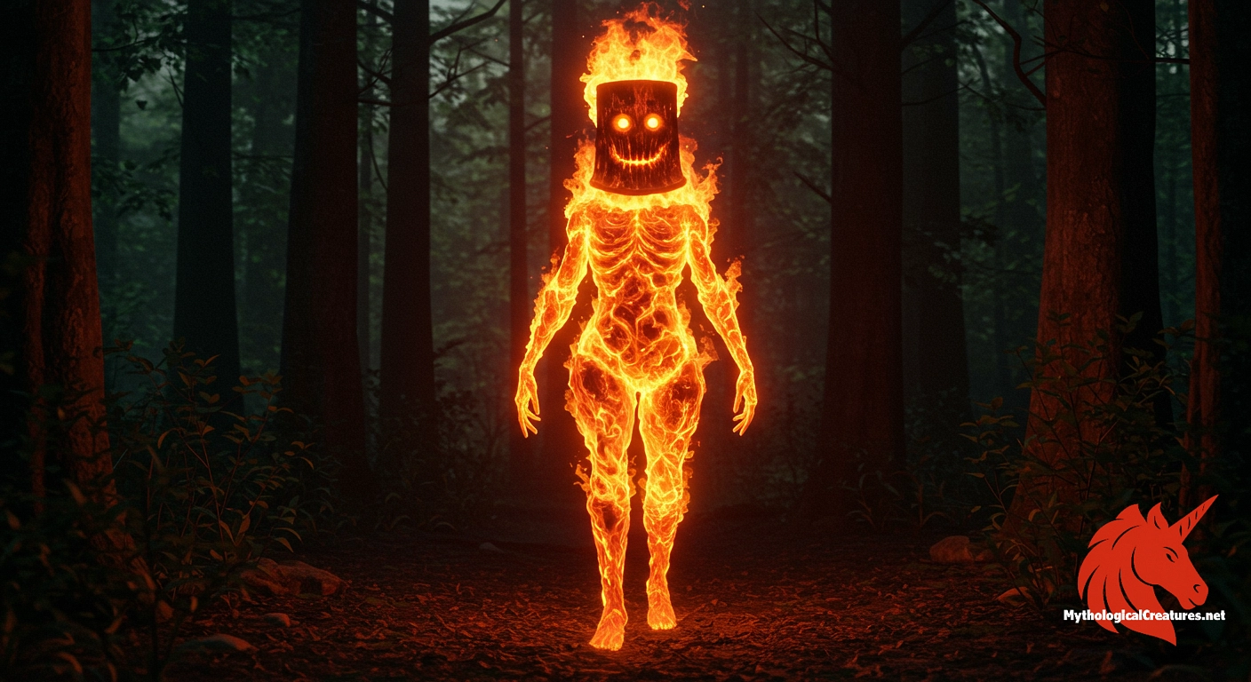 Tsurubebi - Tsurubebi exemplifies the mysterious interplay between natural fire phenomena and spiritual presence, reflecting the blend of fear and wonder in traditional Japanese lore.