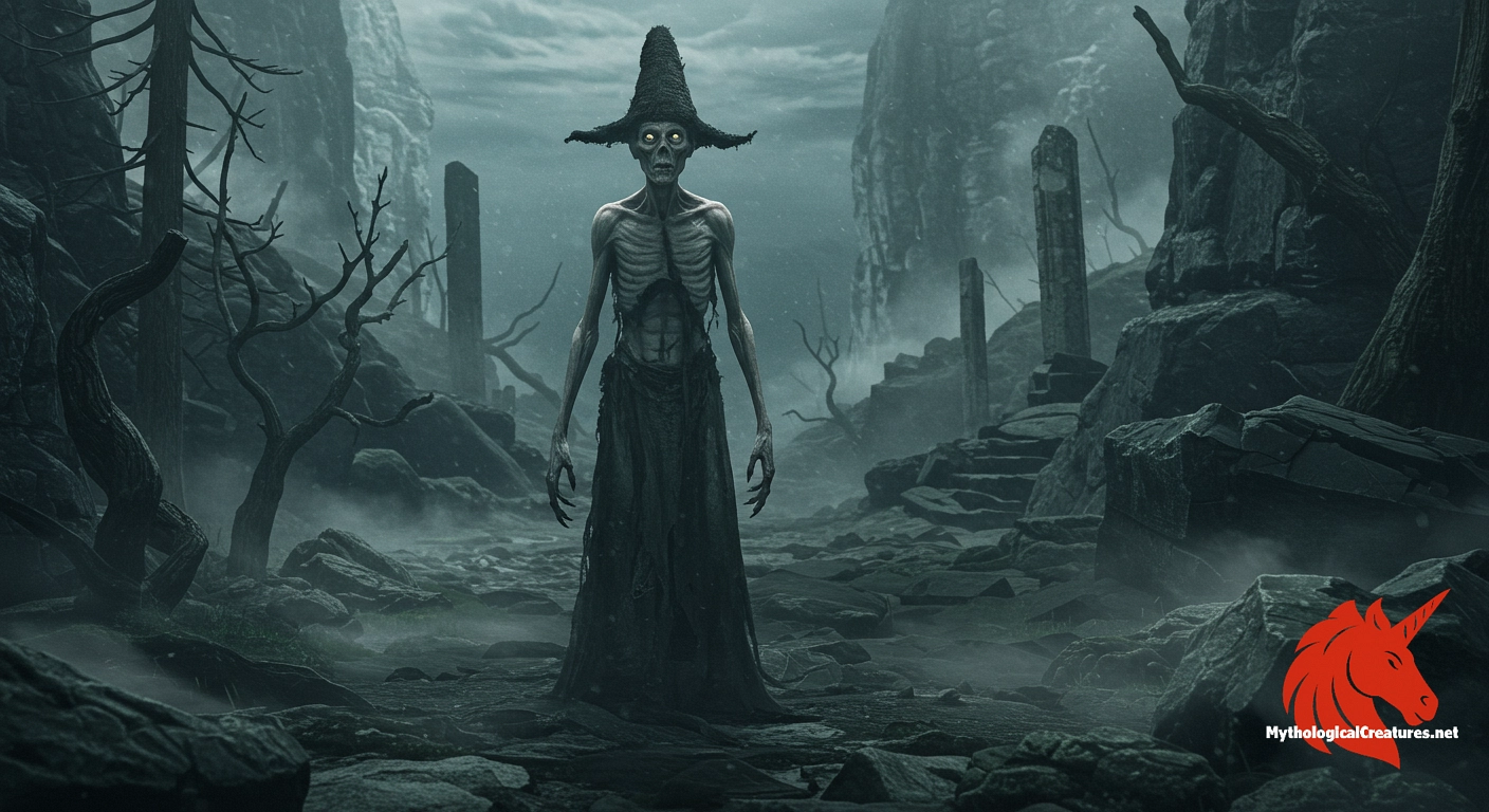 Tuoni - Central figure in Finnish underworld myths, representing the inevitable nature of death and darkness.