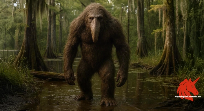 Depiction of Tuttle Bottoms Monster Discover another mythical creature