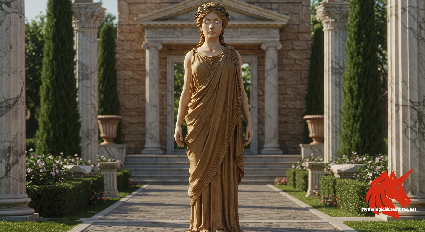 Tyche - Personifies the unpredictable nature of fate in both personal and communal affairs, influencing events from natural phenomena to athletic victories.