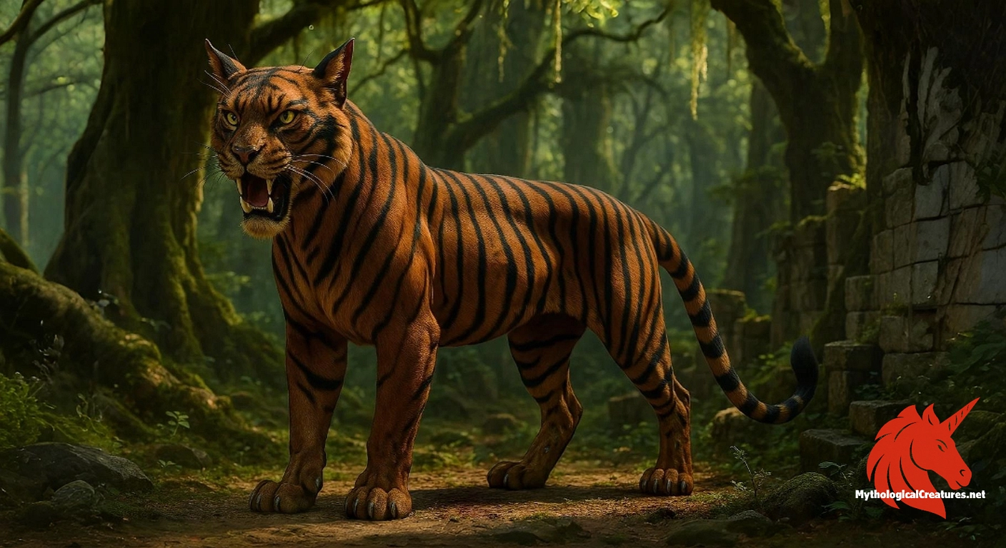 Tyger - The Tyger is used in heraldic traditions to represent nobility, valor, and strength.