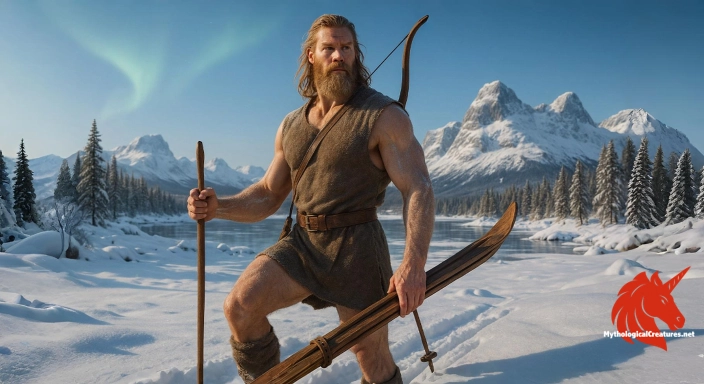 Depiction of Ullr Discover another mythical creature