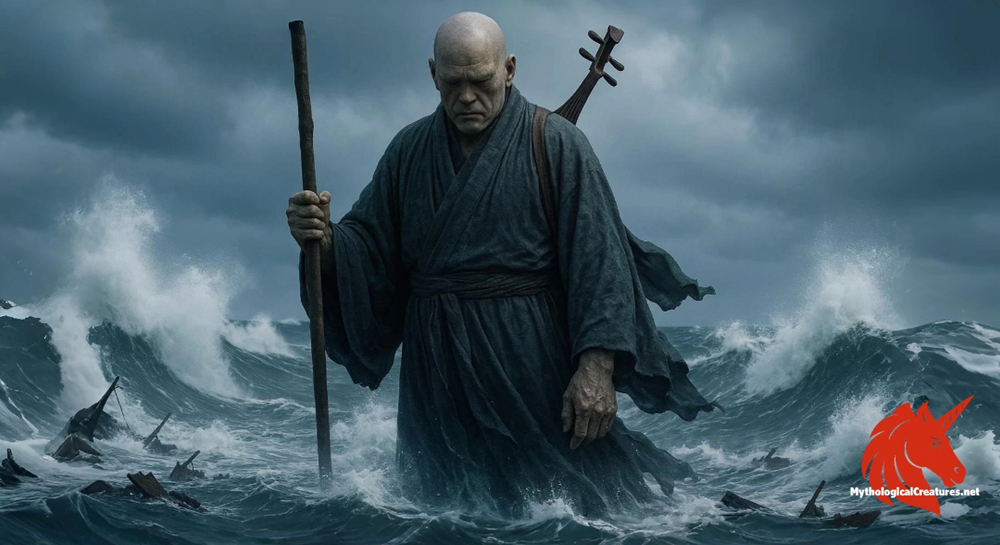 Umi zatō - Embodies the enigmatic and potentially perilous aspects of the sea, reflecting maritime superstitions.