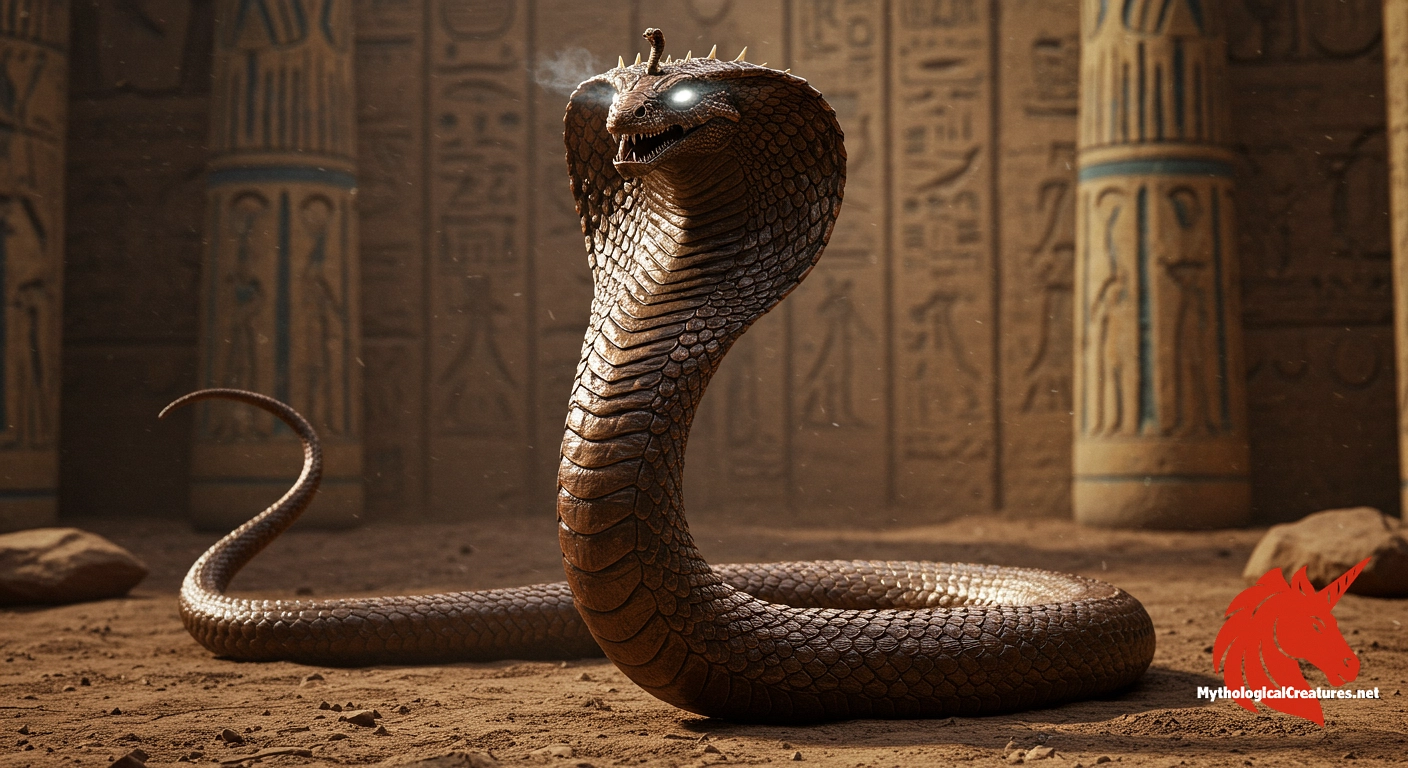 Uraeus - The Uraeus is a potent symbol used to legitimize the pharaoh's power and to invoke divine protection against enemies.