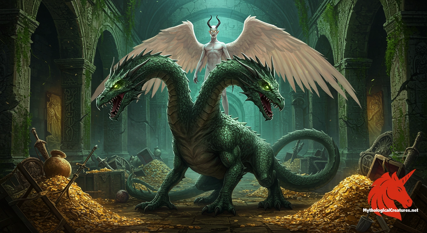 Valac - Valac is a notable demon known for his unique depiction and his reputed ability to locate hidden treasures, reflecting the complex symbolism of occult traditions.