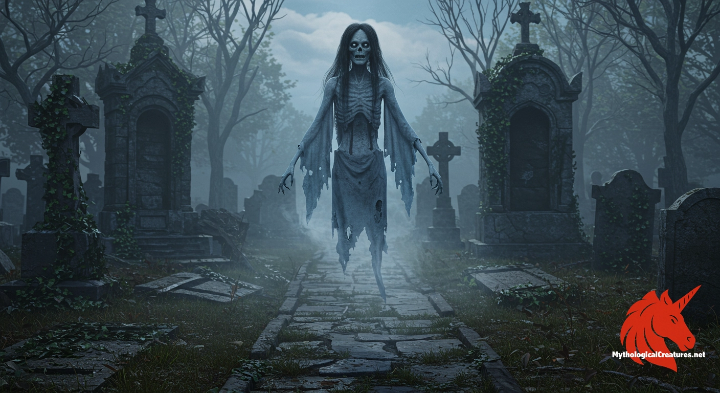 Vengeful ghost - Represents the enduring impact of unjust death and the importance of proper rites for the dead.
