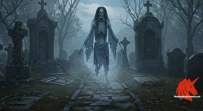 Depiction of Vengeful ghost Discover another mythical creature