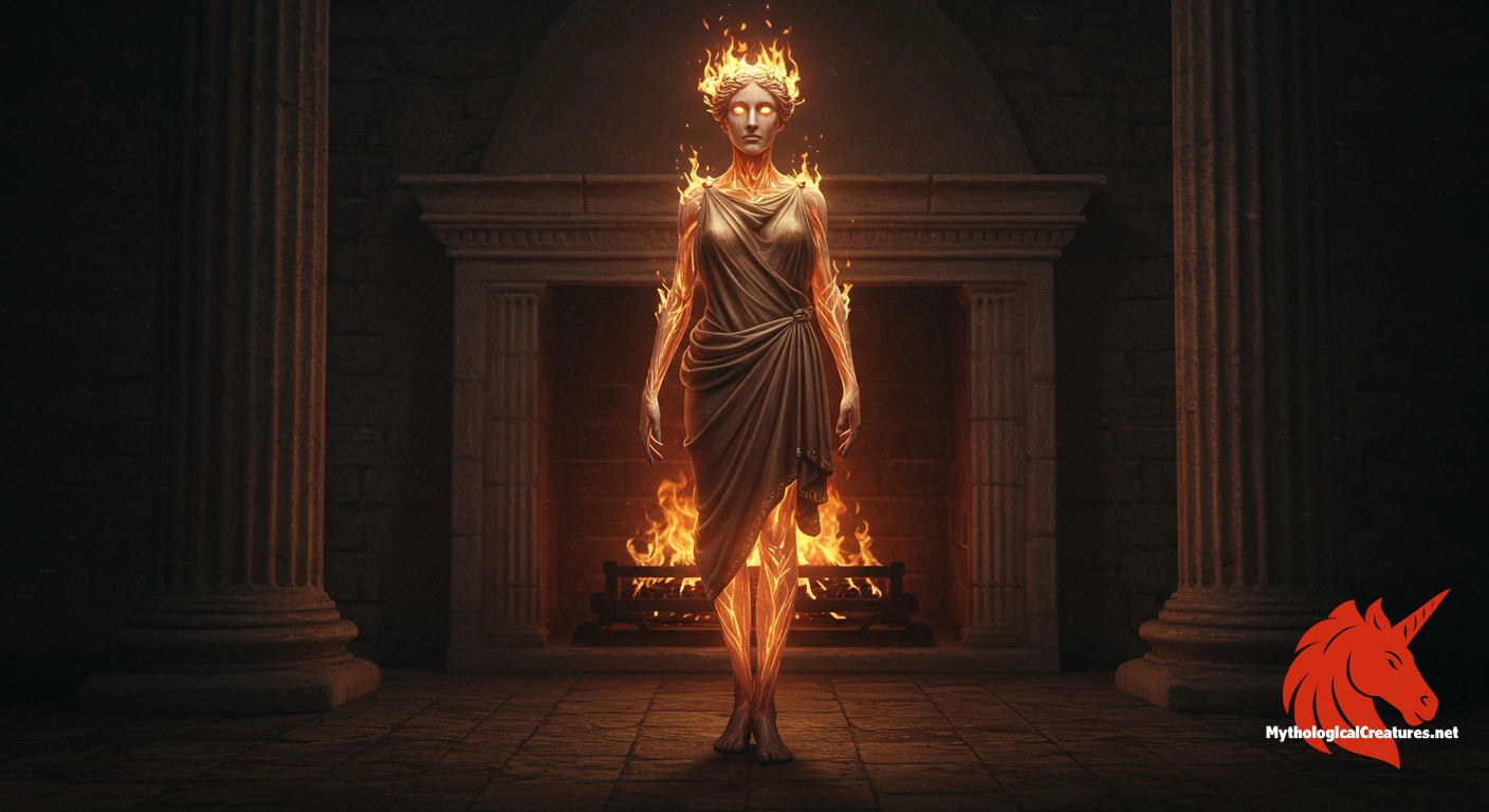 Vesta - Vesta was central to Roman religion, embodying the spirit of the domestic hearth and ensuring the survival and unity of the state through her sacred flame.