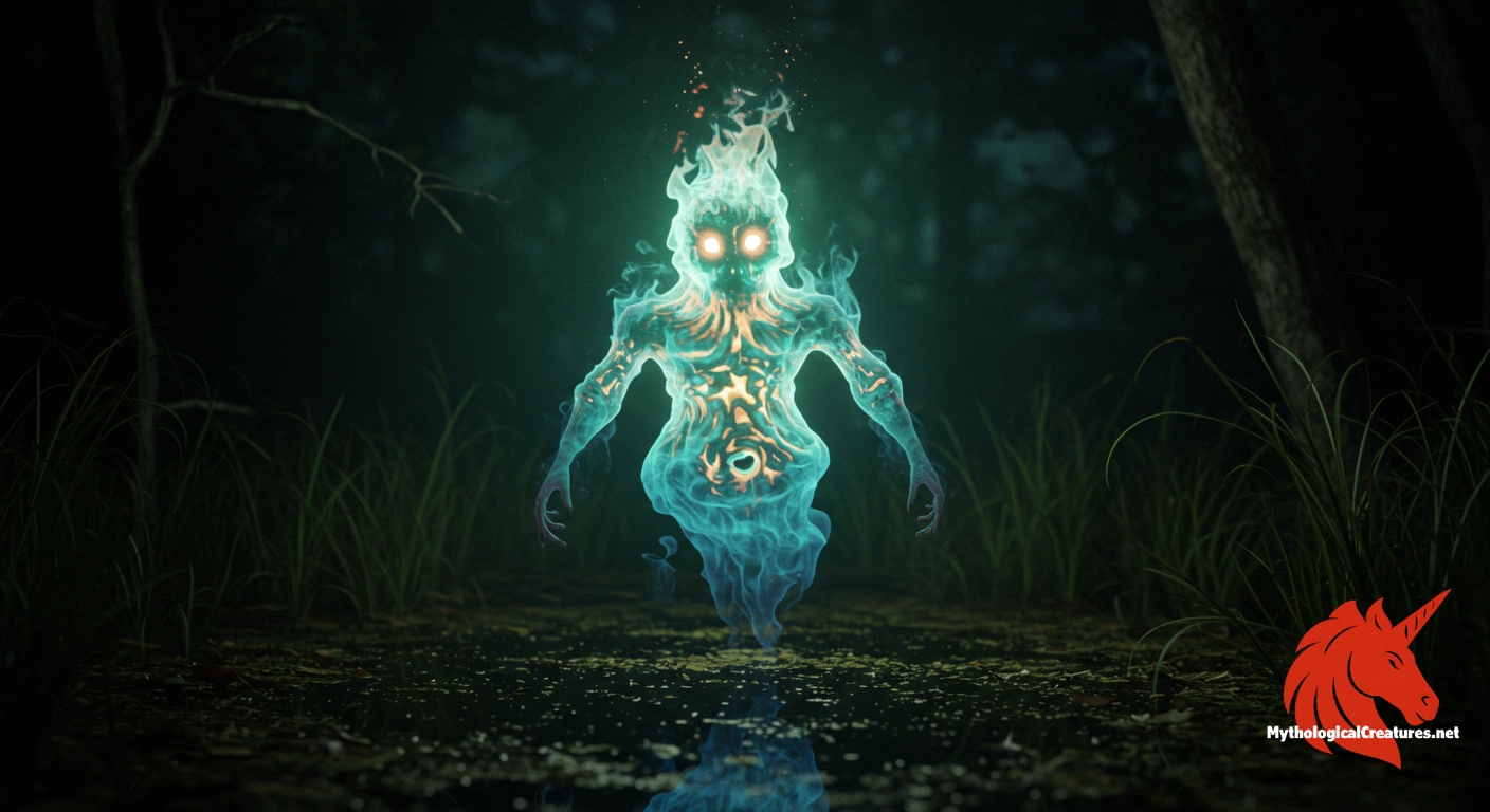 Will-o'-the-wisp - Serves as a symbol of nature’s mysterious and unpredictable forces, blurring the line between myth and natural phenomenon Will-o'-the-wisp - Serves as a symbol of nature’s mysterious and unpredictable forces, blurring the line between myth and natural phenomenon