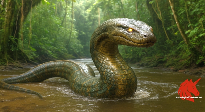 Depiction of Yacumama Discover another mythical creature