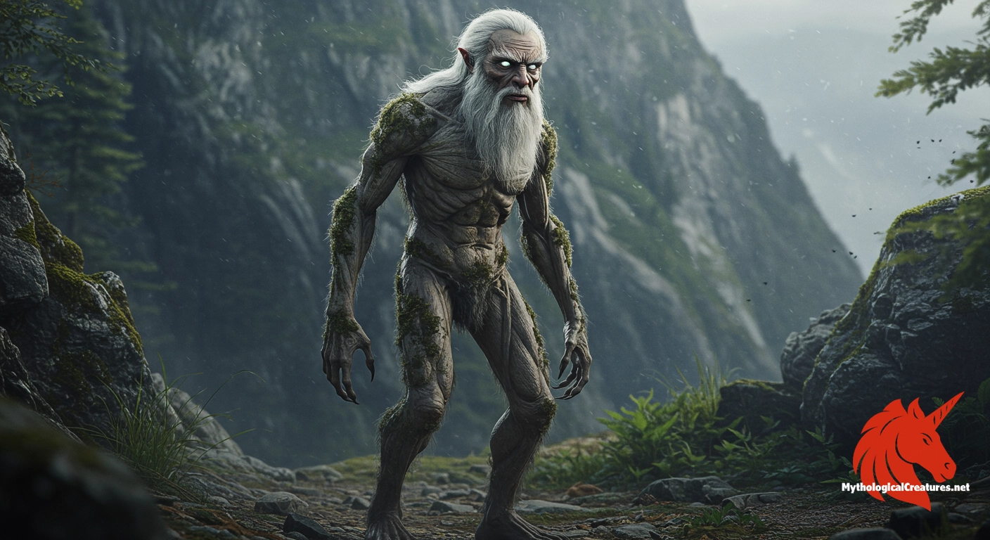 Yamajijii - Embodies the mysterious and unpredictable nature of mountain spirits in Japanese folklore. Yamajijii - Embodies the mysterious and unpredictable nature of mountain spirits in Japanese folklore.