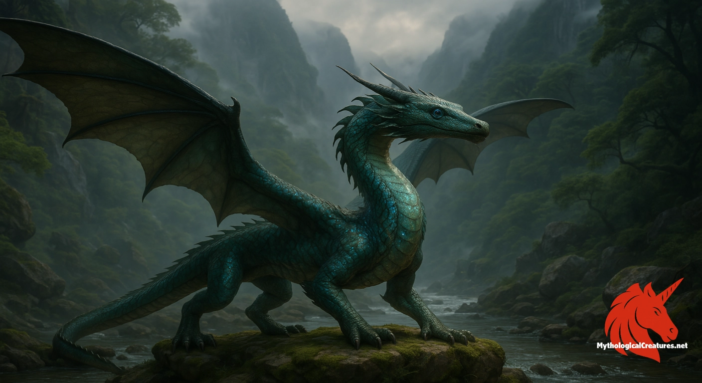 Yinglong - Yinglong symbolizes divine intervention in weather, representing the harmony between nature and the heavens and ensuring agricultural prosperity.