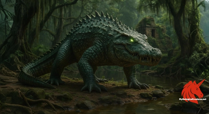 Depiction of Zipacna Discover another mythical creature